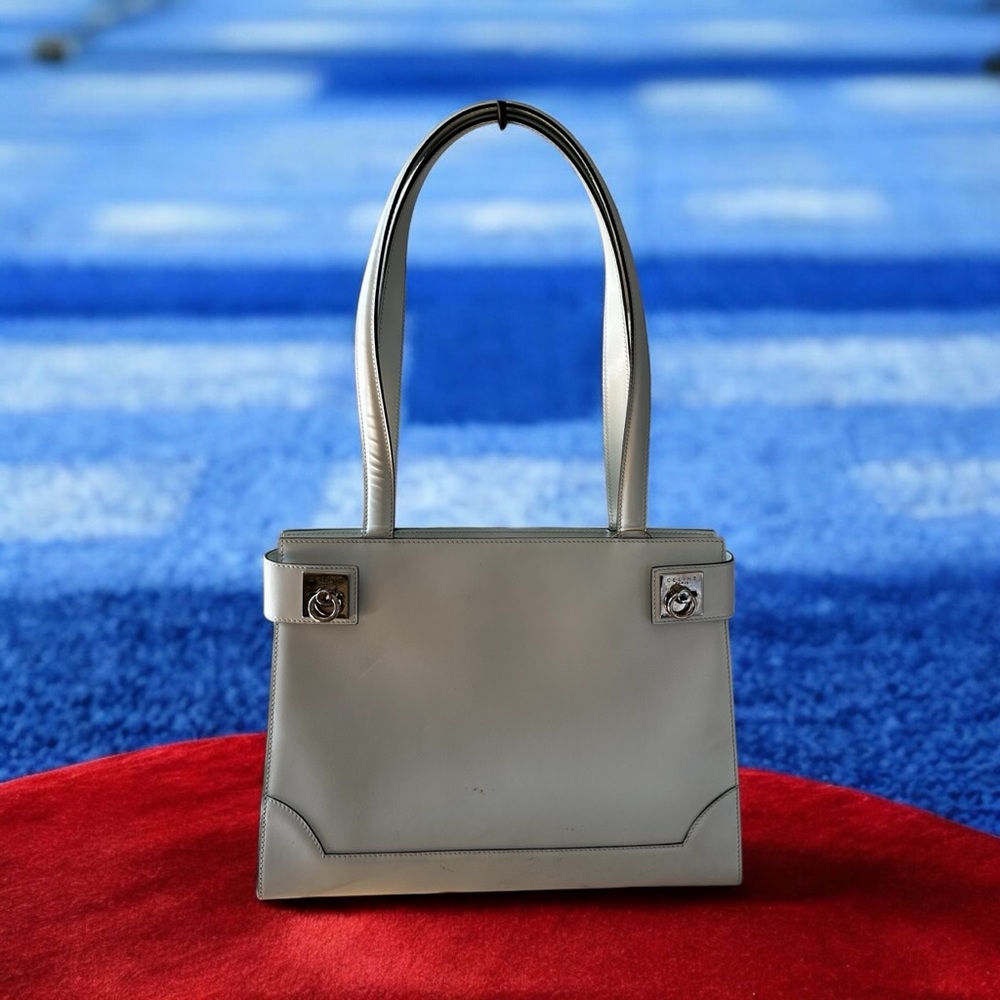 Celine Pale Blue Handbag w/Silver Hardware